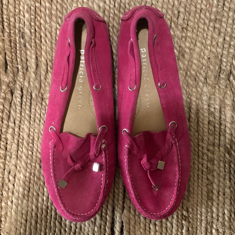 Patricia Green Pink Stephanie Loafers